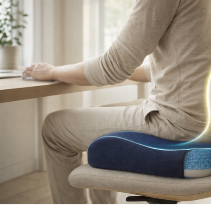 Coussin ergonomique gel & mémoire de forme